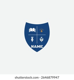 3545 educational logo school college university learning institute book academy organization