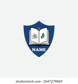 3551 educational logo school college university learning institute book academy organization