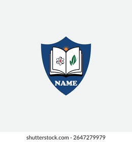 3555 educational logo school college university learning institute book academy organization