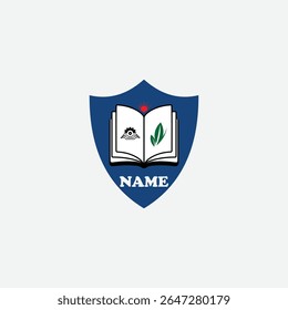 3556 educational logo school college university learning institute book academy organization