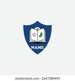 3559 educational logo school college university learning institute book academy organization