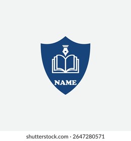 3561 educational logo school college university learning institute book academy organization