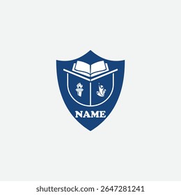 3574 educational logo school college university learning institute book academy organization