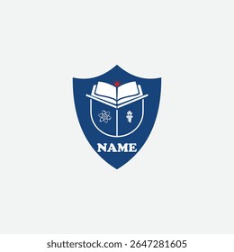 3584 educational logo school college university learning institute book academy organization