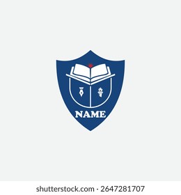 3586 educational logo school college university learning institute book academy organization