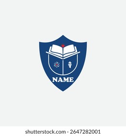 3592 educational logo school college university learning institute book academy organization