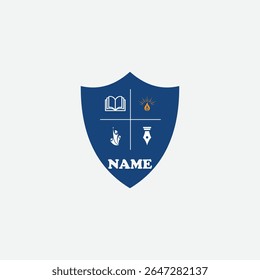 3597 educational logo school college university learning institute book academy organization