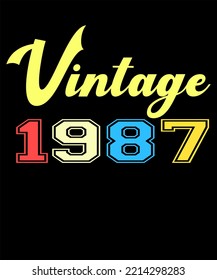 35th Birthday Vintage Legends Born In August 1987 35 Years Old Retro Birthday Ideas