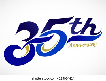 35th Years Anniversary Celebration Design