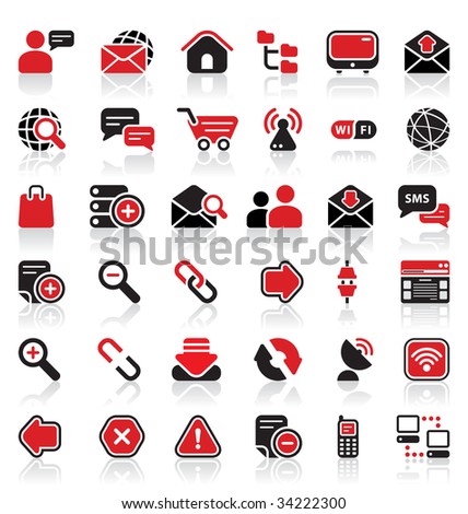 36 communication logo icons