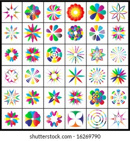 36 different logo samples