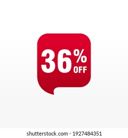 36 descuento, distintivos de vectores de venta para etiquetas, , pegatinas, banners, etiquetas, etiquetas, etiquetas web, nueva oferta. Banner de signo de origami de descuento