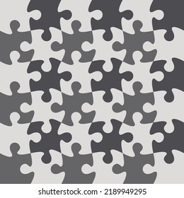 36 grey background puzzle vector.