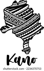 36 Nigerian State Design in Maori Mandala Pattern