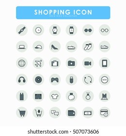 36 online shopping icons