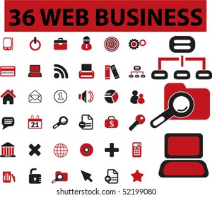 36 professional website signs. vector