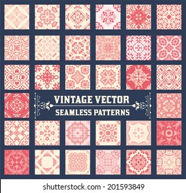 36 Seamless Patterns Background Collection - for design and scrapbook - in vector