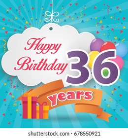 191 36 th birthday Images, Stock Photos & Vectors | Shutterstock