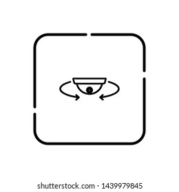 360 camera, camera symbol vector icon
