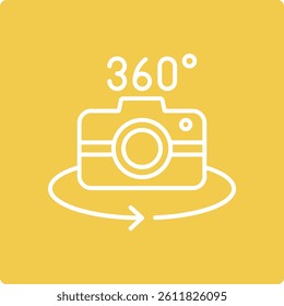 360 Camera vector icon. Can be used for printing, mobile and web applications.