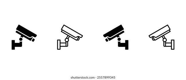 360 Cctv Camera on wall icon. Security system Surveillance dome camera icon. Store, Home security, Business security camera vector icon. Surveillance camera in school vector icon. vector sign.