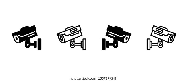 360 Cctv Camera on wall icon. Security system Surveillance dome camera icon. Store, Home security, Business security camera vector icon. Surveillance camera in school vector icon. vector sign.