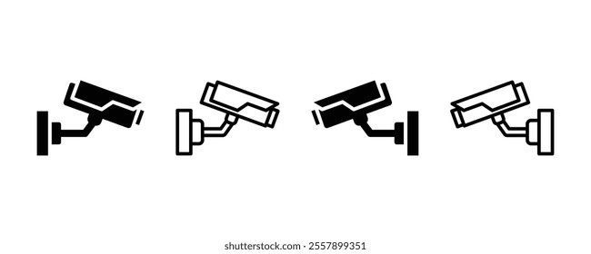 360 Cctv Camera on wall icon. Security system Surveillance dome camera icon. Store, Home security, Business security camera vector icon. Surveillance camera in school vector icon. vector sign.