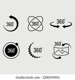 360 cent icons design white background 