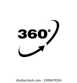 360 Degree Camera Circle Logo Icon Vector - Vector