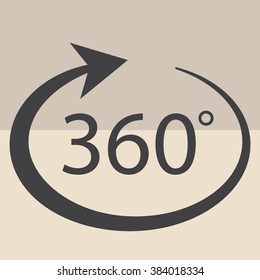 360 degree icon 