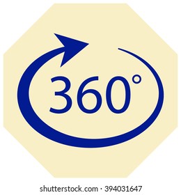 360 degree icon 