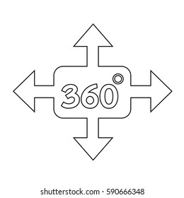 360 Degree icon