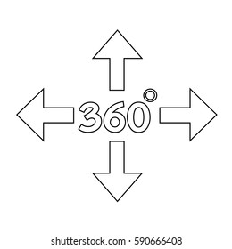 360 Degree icon