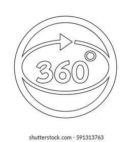 360 Degree icon