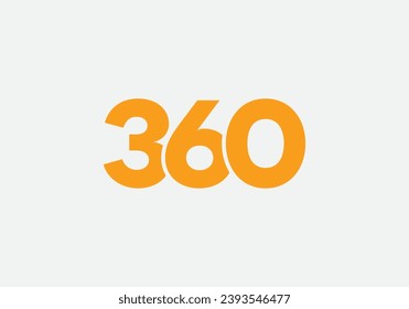 360 degree icon and symbol. 360 degree view. Vector illustration svg