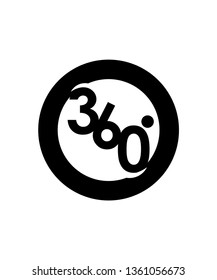 360 Degree Icons Vector