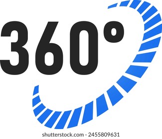 360 Degree Interface icon symbol