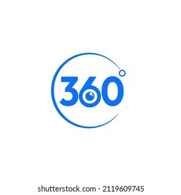 360 degree logo vector design