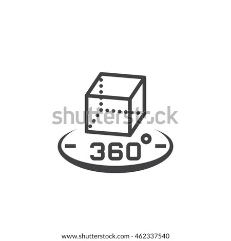 360 degree rotation sign