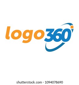 360 degrees consulting and media logo vector