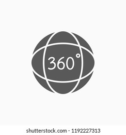 360 degrees icon