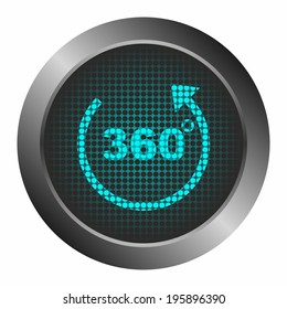 360 degrees icon