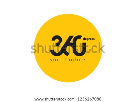 360 degrees logo design