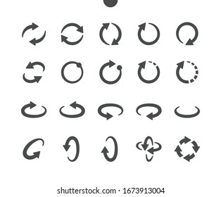 360 degrees v1 UI Pixel Perfect Well-crafted Vector Solid Icons 48x48 Ready for 24x24 Grid for Web Graphics and Apps. Simple Minimal Pictogram