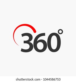 360 Degrees Vector Template Design