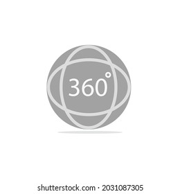 360 Degrees Vector Template Design. eps10