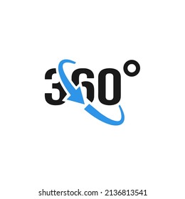 360 degres icon vector image