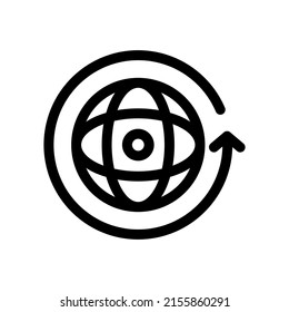 Ilustración de diseño de símbolo vector de iconos 360