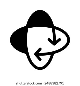 360 Ilustración de diseño de símbolos de Vector de iconos