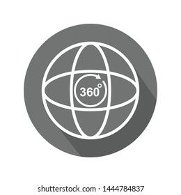 360 icon view templates, 360 degree vector